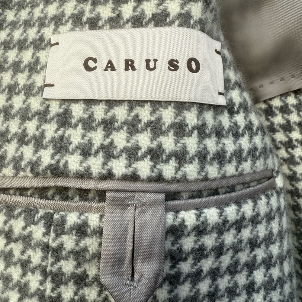 Caruso Wool Checkered Blazer - Picture 7 of 16